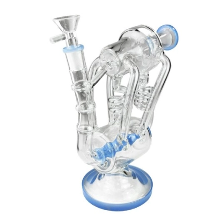 Fajka bongo szklana Lab Equipment 25cm