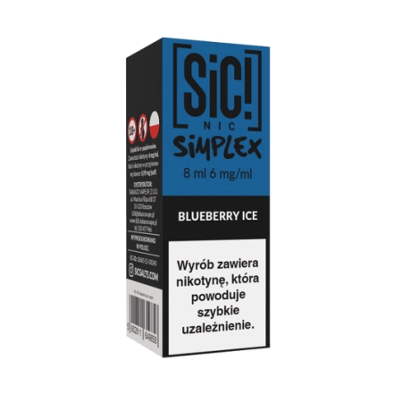 Liquid SIC! NIC 8ml Blueberry Ice 6mg