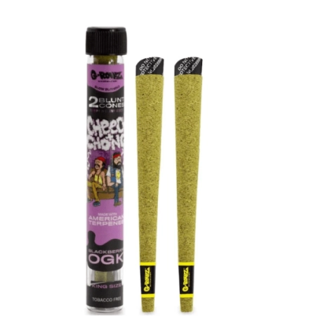 Bletki Cones G-Rollz Terpene Infused 2 szt - Black