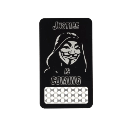Karta Grinder V Syndicate wzór Anonymous