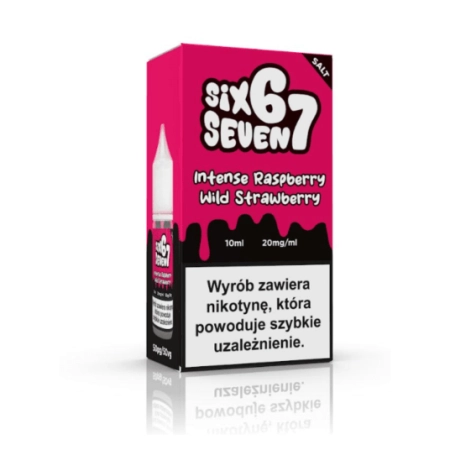 Liquid Six Seven 67 Salt 20mg 10ml Intense Raspber