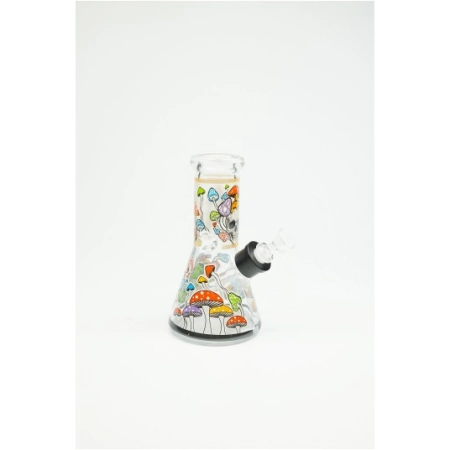 Bongo Szklane Colorful Mushroom 20cm