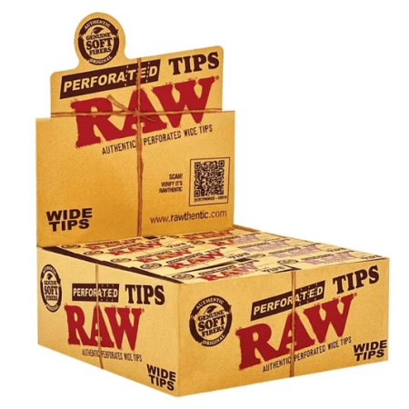 RAW regular slim tips BOX 1szt