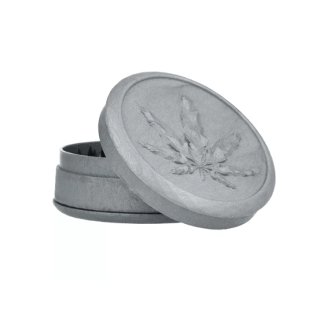 Grinder Leaf 3 części akrylowy śr. 70 mm srebrny
