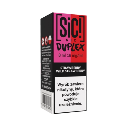 Liquid SIC! NIC 8ml - Strawberry Wild Strawbe 18mg