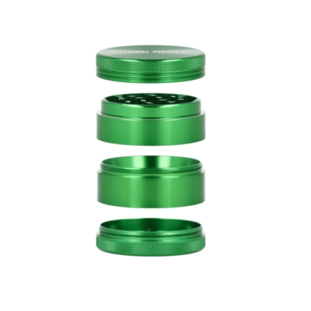 Green Ripper Aluminium 4-częściowy Młynek Zielony