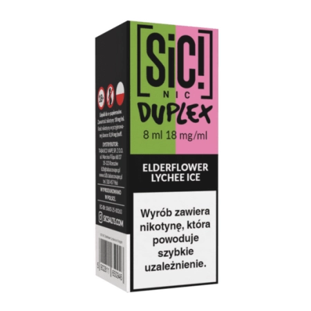 Liquid SIC! NIC 8ml - Elderflower Lychee 18mg