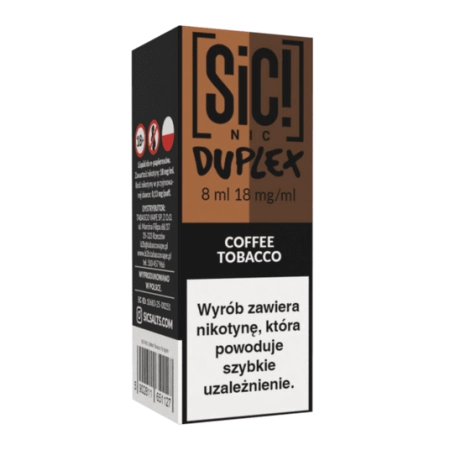 Liquid SIC! NIC 8ml Coffee Tobacco 18mg