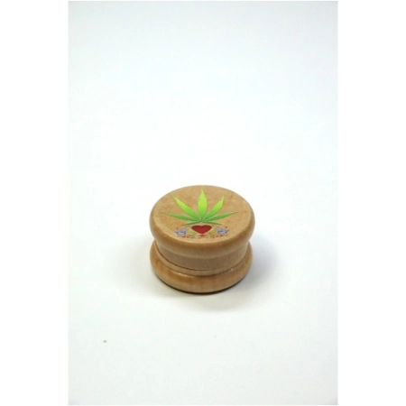 Młynek Drewniany 53mm 2-częściowy - mix