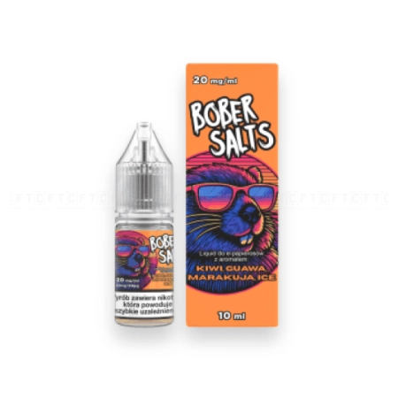 Liquid Bober Salts 10ml - Kiwi, Guawa, Marakuja