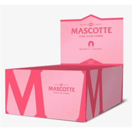 Bibułki Mascotte Slim Size PINK COMBI + filterki