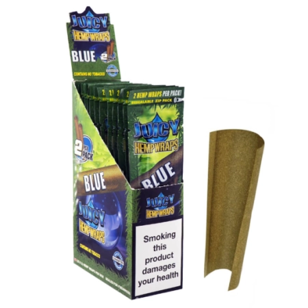 Juicy Jay’s Hemp Wraps Blunt Blue (25pcs/display)