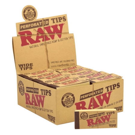 RAW Perforated Wide Tips 50szt