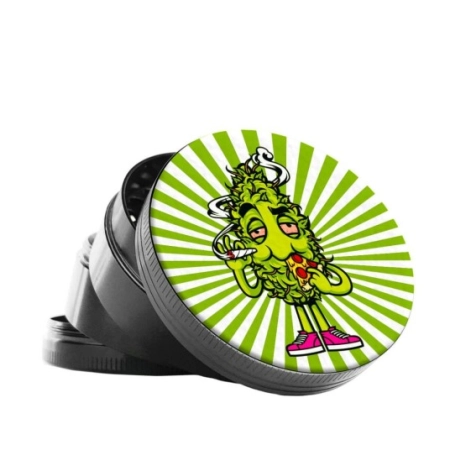 Młynek Best Buds PIZZA Metalowy 4 częściowy 50mm