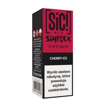 Liquid SIC! NIC 8ml Cherry Ice 6mg