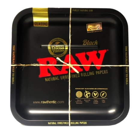 Tacka RAW Black Square Metal Tray