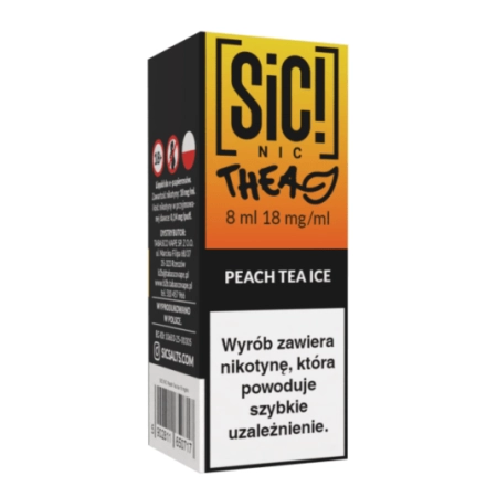 Liquid SIC! NIC 8ml Peach Tea Ice 18mg