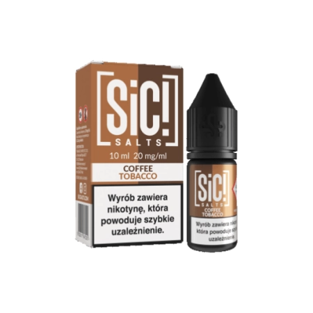 Liquid Salt Sic! Duplex 10 ml 20 mg Coffee Tobacco