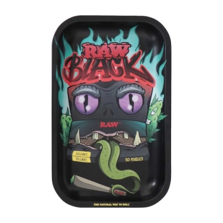 Tacka RAW Black Monster Rolling Tray Medium