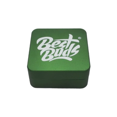 Młynek Best Buds Flat Square 2-częściowy - Grass