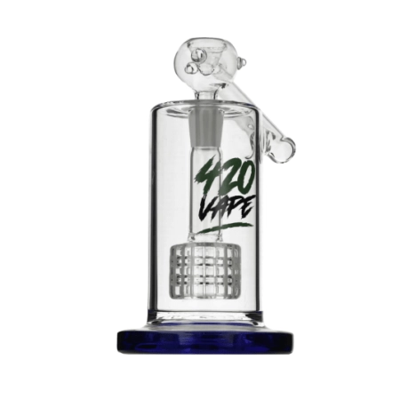 Bongo Matrix 420VAPE szlif 14.5 mm z Perkola Blue