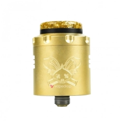 Atomizer Hellvape Dead Rabbit V3 RDA 6TH Anniv Edn - Gold Black