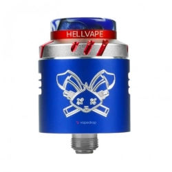 Atomizer Hellvape Dead Rabbit Solo RDA 6TH Anniv Edn - Blue Silver