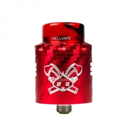 Atomizer Hellvape Dead Rabbit V3 RDA - Red Carbon Fiber