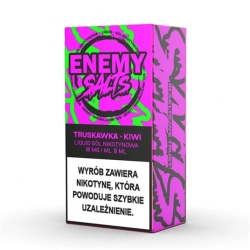 Salt TPD Enemy Salts 18 mg 9 ml - Truskawka Kiwi