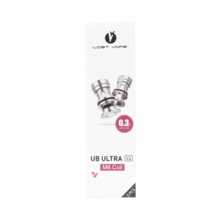 Coil Lost Vape UB Ultra V4 M6 Mesh - 0.3 Ohm