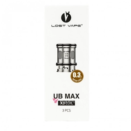 Coil Lost Vape UB Max X3 Mesh - 0.3 Ohm