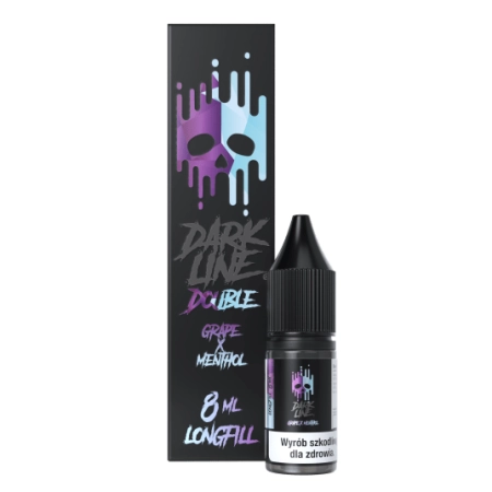 Longfill Dark Line Double 8/10 - Grape Menthol