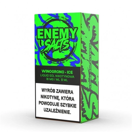 Salt TPD Enemy Salts 18 mg 9 ml - Winogrono Ice