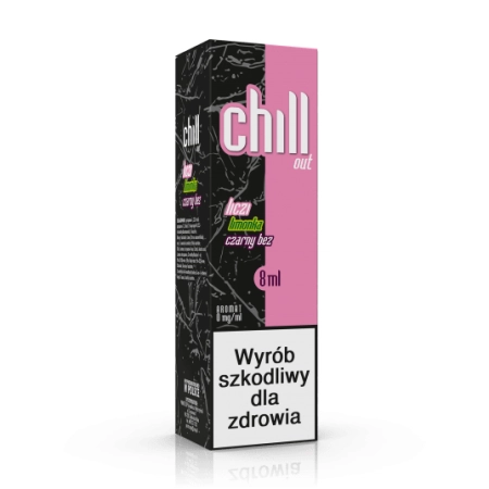 Longfill Chill Out 8/10 - Liczi Limonka Czarny Bez