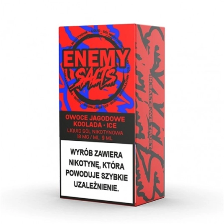 Salt TPD Enemy Salts 18 mg 9 ml - Owoce Jagodowe Koolada Ice