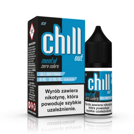 Salt TPD Chill Out 20 mg 10 ml - Mentol NO Sugar Ice