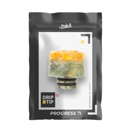 Drip Tip BY Drip IT #10 510 - Gold Green