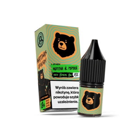 Salt TPD GO Bears 20 mg 8 ml - Matcha & Papaya Ice