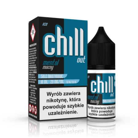 Salt TPD Chill Out 20 mg 10 ml - Mocny Mentol Ice