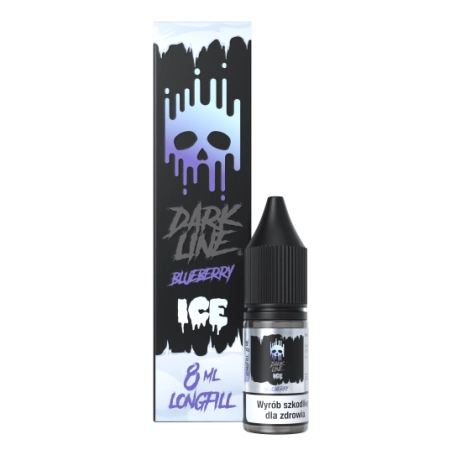 Longfill Dark Line Ice 8/10 - Blueberry
