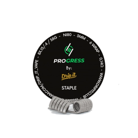 Prebuilt Progress BY Drip IT Staple - 0.14 Ohm