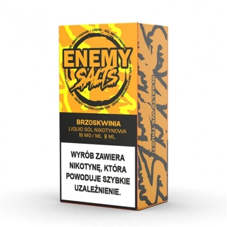 Salt TPD Enemy Salts 18 mg 9 ml - Brzoskwinia