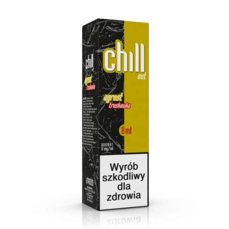 Longfill Chill Out 8/10 - Agrest Truskawka