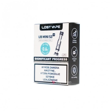 Coil Lost Vape UB Mini S3 V3 - 0.6 Ohm