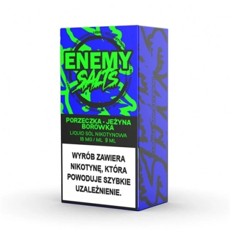 Salt TPD Enemy Salts 18 mg 9 ml - Porzeczka Jeżyna Borówka