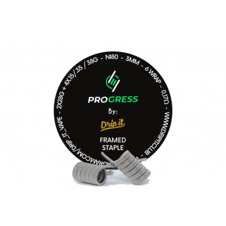 Prebuilt Progress BY Drip IT Framed Staple - 0.17 Ohm