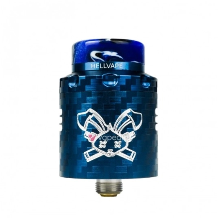 Atomizer Hellvape Dead Rabbit V3 RDA - Blue Carbon Fiber