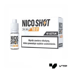 Shot nikotynowy NICO SHOT 70/30 10ML 18MG