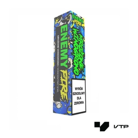 Longfill Enemy Fire - Mroż Winogrono 9/10 ml