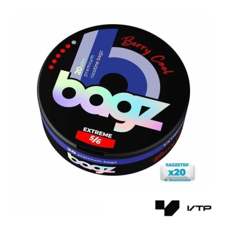 Woreczki nikotynowe BAGZ EXTREME - Berry Cool 20mg/g